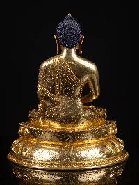 [amitabha Buddha] With Double Base, Buddhist Handmade Statue, [full Gold Plated], [face Painted]