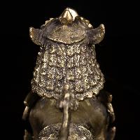 Buddhist Statue Of [temple Lion Pair] Set, [sand Casting]