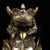 Buddhist Statue Of [temple Lion Pair] Set, [sand Casting]