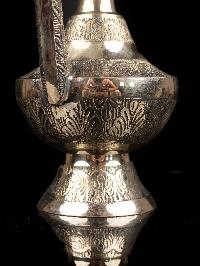 Handmade Traditional [nepali] Karuwa, Water Pot With Carving