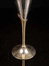 Wine Serving Glass With [carving]