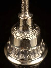 [bell], [nepali], Ritual Item, With [vishnu] On Top Handle