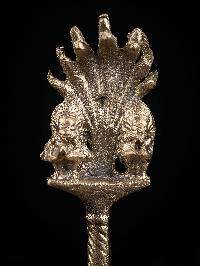 [bell], [nepali], Ritual Item, With [vishnu] On Top Handle