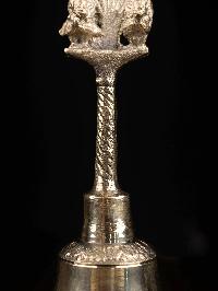 [bell], [nepali], Ritual Item, With [vishnu] On Top Handle