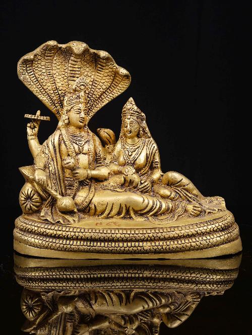 This 24cm tall Vishnu And Lakshmi, Nepali Statue (Product Code: HMS35710) weighs 4.31kg and is available at an offer price of US$43.2.