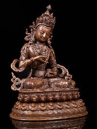 [vajrasattva] With Double Base, Buddhist Handmade Statue, [chocolate Oxidized]