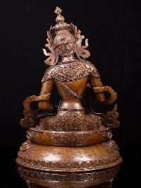 [vajrasattva] With Double Base, Buddhist Handmade Statue, [chocolate Oxidized]