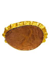 Crystal Ganesh Statue With [metal - Stone Craft] - Partly Gold Plated