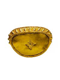 [shakyamuni Buddha, Buddhist Miniature Statue [full Gold Plated], [face Painted]