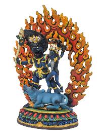 [yamantaka], Buddhist Miniature Statue, [thangka Color Finishing]