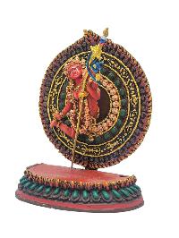 [akash Yogini], Buddhist Miniature Statue, [thangka Color Finishing]