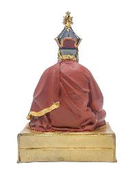 [chatral Rimponche] Buddhist Miniature Statue, [thangka Color Finishing], [face Painted]