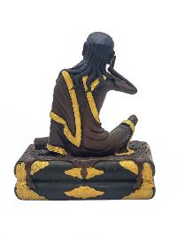 [milarepa], Buddhist Miniature Statue, [chocolate Oxidized]