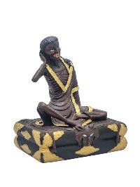[milarepa], Buddhist Miniature Statue, [chocolate Oxidized]