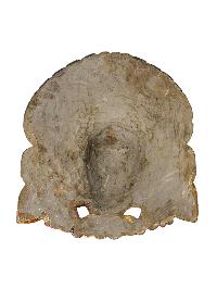 Buddhist Wooden Mask Of [garuda], Tibetan Style Wtih [traditional Colors], Poplar Wood