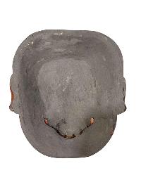 Buddhist Wooden Mask Of [joker], Tibetan Style Wtih [traditional Colors], Poplar Wood