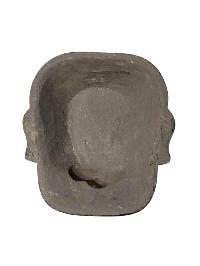 Buddhist Wooden Mask Of [joker], Tibetan Style Wtih [traditional Colors], Poplar Wood