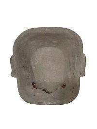 Buddhist Wooden Mask Of [joker], Tibetan Style Wtih [traditional Colors], Poplar Wood