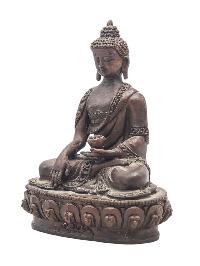 [shakyamuni Buddha], Buddhist Miniature Statue, [chocolate Oxidized]