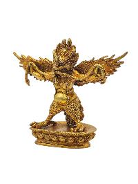 [garuda], Buddhist Miniature Statue, [full Gold Plated]