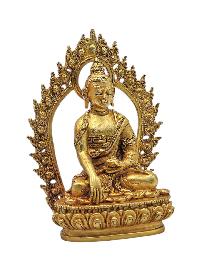 [shakyamuni Buddha], Buddhist Miniature Statue, [full Gold Plated]