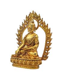 [shakyamuni Buddha], Buddhist Miniature Statue, [full Gold Plated]