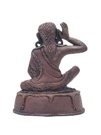 [milarepa], Buddhist Miniature Statue, [chocolate Oxidized]