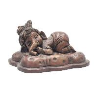 [bal Ganesh], Buddhist Miniature Statue, [chocolate Oxidized]