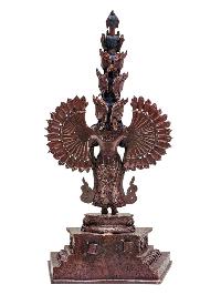 [1000] Thousand Arms [sahasrabhuja Avalokitesvara], Buddhist Handmade Statue, [chocolate Oxidized]