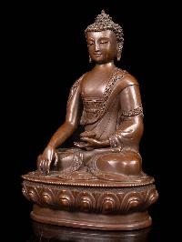 [shakyamuni Buddha], Buddhist Handmade Statue, [chocolate Oxidized]