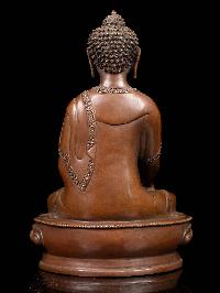 [shakyamuni Buddha], Buddhist Handmade Statue, [chocolate Oxidized]