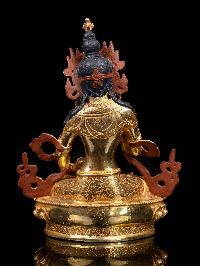 [vajrasattva], Buddhist Handmade Statue, [full Gold Plated], [face Painted]