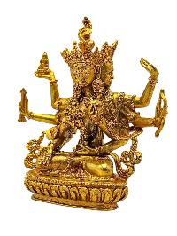 [namgyalma]. Buddhist Miniature Statue, [gold Plated]