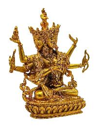 [namgyalma]. Buddhist Miniature Statue, [gold Plated]