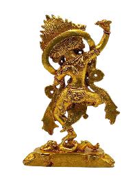 [vajravarahi]. Buddhist Miniature Statue, [full Gold Plated]