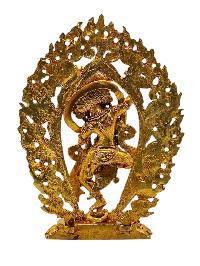 [vajravarahi]. Buddhist Miniature Statue, [full Gold Plated]