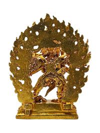 [vajrakilaya]. Buddhist Miniature Statue, [full Gold Plated]