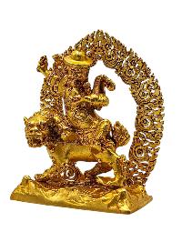 [dorje Legpa], Buddhist Miniature Statue, [full Gold Plated]