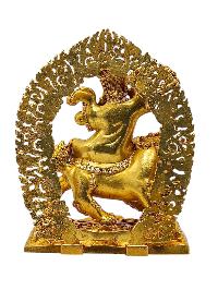 [dorje Legpa], Buddhist Miniature Statue, [full Gold Plated]