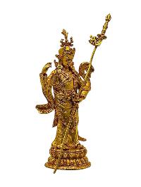 [standing Padmasambhava], [guru Rinpochen], Buddhist Miniature Statue, [gold Plated]