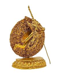 [akash Yogini], Buddhist Miniature Statue, [gold Plated]