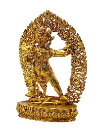 [ekajata], Buddhist Miniature Statue, [gold Plated]