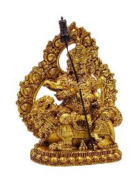 [jambhala: Namtose], Buddhist Miniature Statue, [gold Plated]