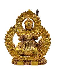 [jambhala: Namtose], Buddhist Miniature Statue, [gold Plated]