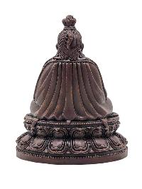 [thangtong Gyalpo], Buddhist Miniature Statue, [chocolate Oxidized]