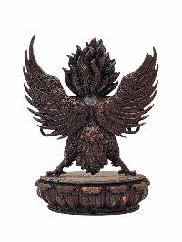 [garuda], Buddhist Miniature Statue, [chocolate Oxidized]