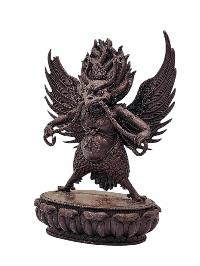 [garuda], Buddhist Miniature Statue, [chocolate Oxidized]