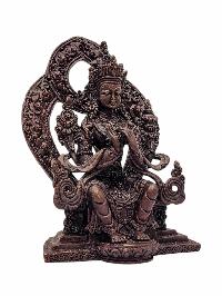 [maitreya Buddha], Buddhist Miniature Statue, [chocolate Oxidized]