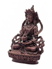 [aparimita], Buddhist Miniature Statue, [chocolate Oxidized]