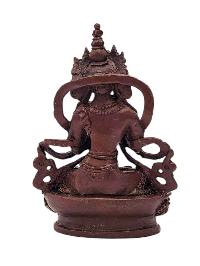 [vajradhara], Buddhist Miniature Statue, [chocolate Oxidized]